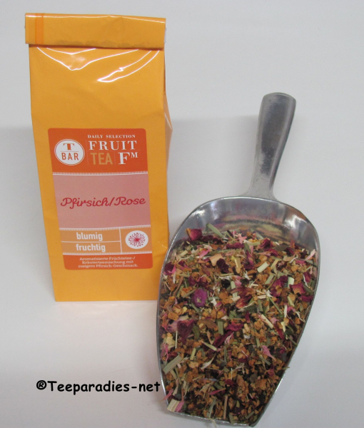 Pfirsich/Rose aromatisierte Früchteteemischung