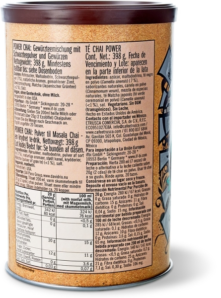 David Rio Chai Latte 398g "Power Chai"