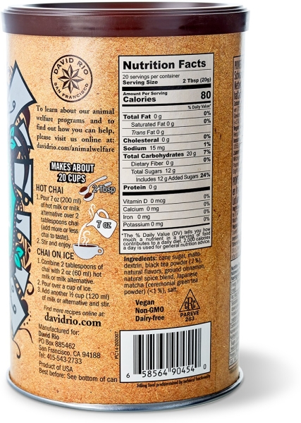 David Rio Chai Latte 398g "Power Chai"