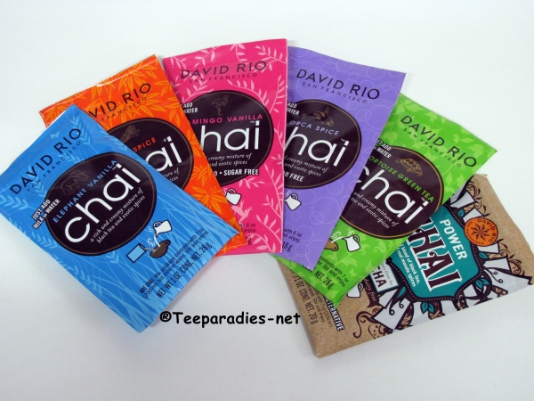 David Rio Chai Latte "Probierset" 6 x Sachets in schicker "Santa Tüte"