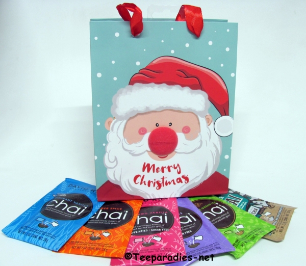 David Rio Chai Latte "Probierset" 6 x Sachets in schicker "Santa Tüte"