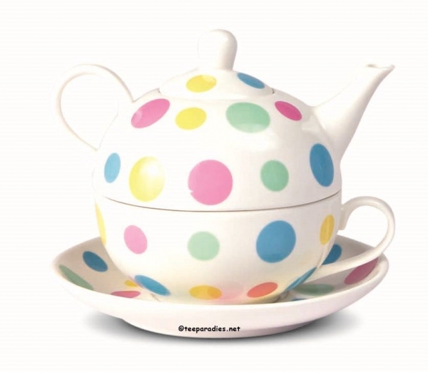 Tea for one Set „Punkte“