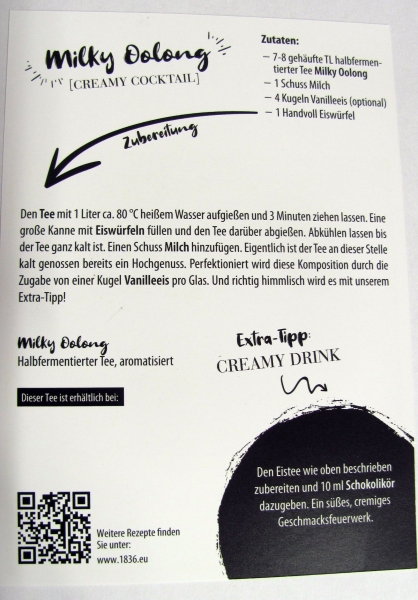 1836 Milky Oolong since 1836 - 45 g.