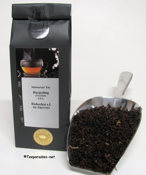 BIO: Schwarzer Tee Darjeeling k.b.A. Risheehat FTGFOP1 Second Flush