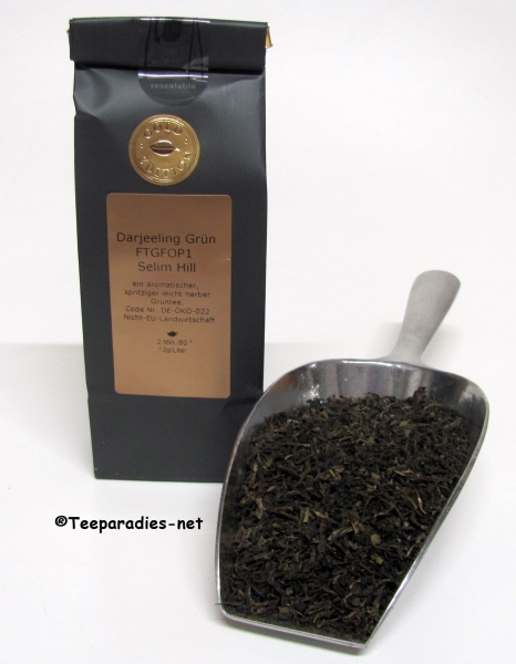 BIO: Darjeeling Grüntee FTGFOP 1 Selim Hill 100 g.