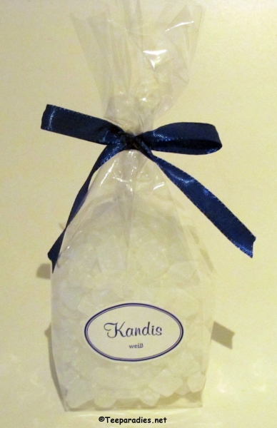 Würfelkandis weiß 250 g.