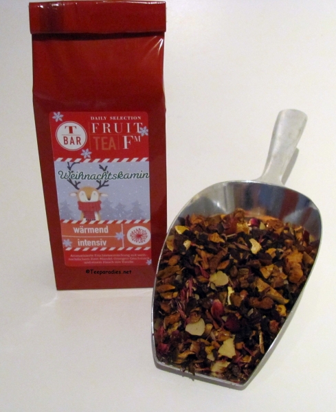 Weihnachtstee: „Weihnachtskamin“ Früchteteemischung