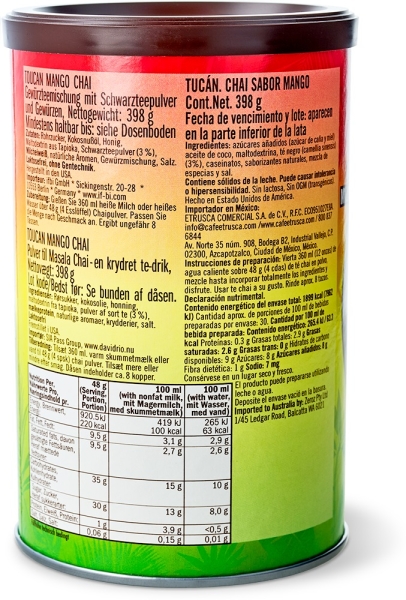 David Rio Chai Latte 398g "Toucan Mango"