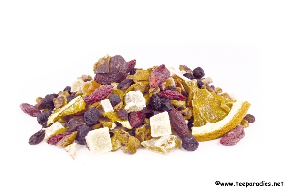 Früchtetee: Apfeltraum Goji Granatapfel Mango