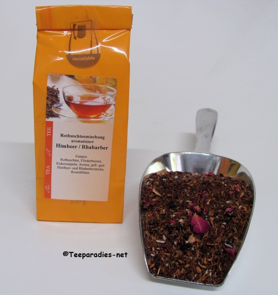 Rotbuschteemischung Himbeer / Rhabarber