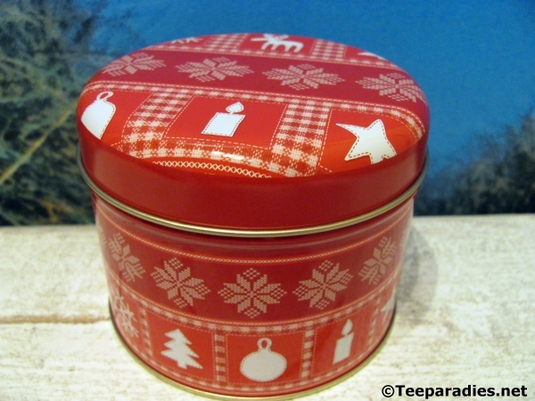 Weihnachtsteedose: Knut rund 100g.