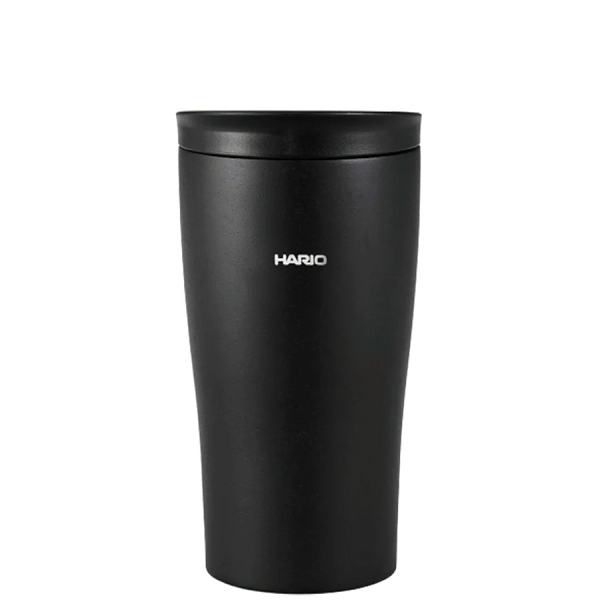 Hario: Thermobecher mit Deckel schwarz 300ml