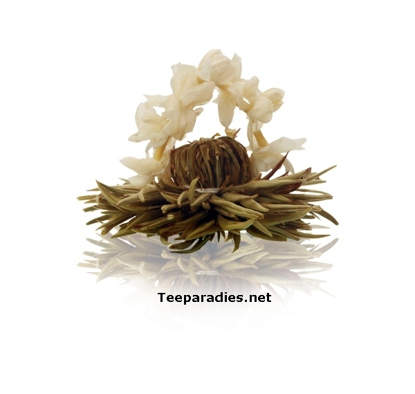 Erblühteekugeln einzeln "Silberne Hochzeit"