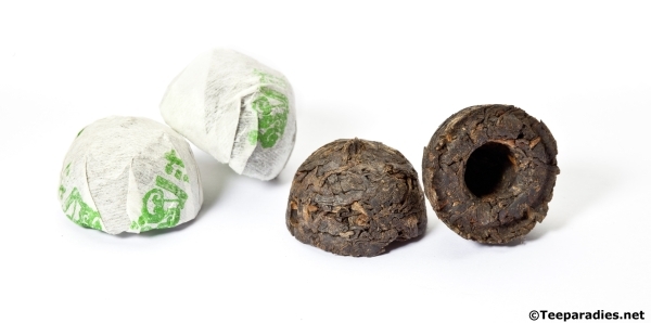 China Mini Tuo Cha feinster Pu Erh Tee 15 J. alt - 10 Stck 45 g.