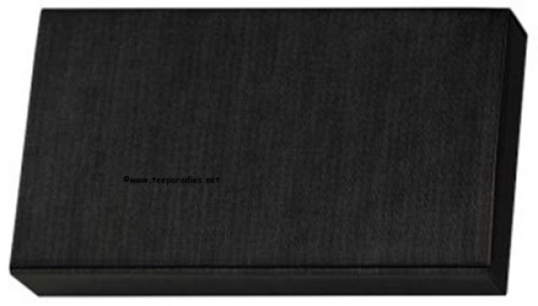 2er WK Lino, neutral schwarz, Leinenoptik, 360 mm, Geschenkkarton